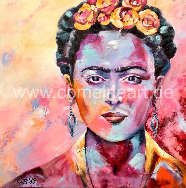 Frida Kahlo 70x70 cm