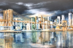 New-York-Brooklyn-Bridge-Collage-120-x-70-cm-VERKAUFT