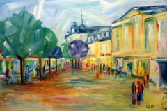 aStädteSkylines_Brühler Markt I_90 x 70 cm