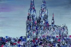 aStädteSkylines_Kölner Dom_grau_80x80 cm_Vers.2